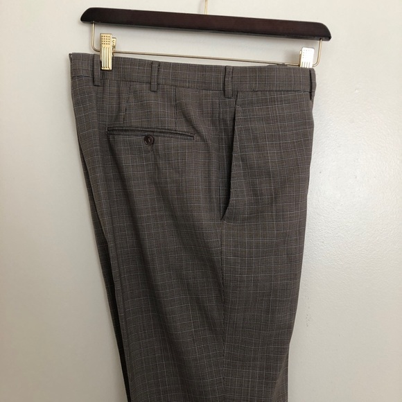 Isaia Other - ISAIA Plaid Wool Linen Trousers